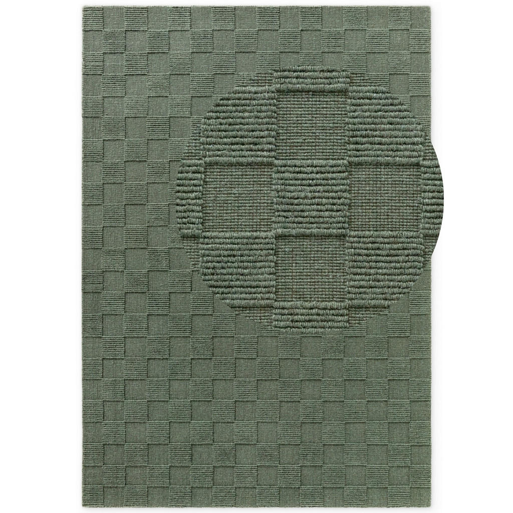GEWEVEN TAPIJT Kollektion 1766 200/300 cm geweven bosgroen