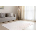 GEWEVEN TAPIJT 160/230 cm geweven crèmekleur thumbnail 2