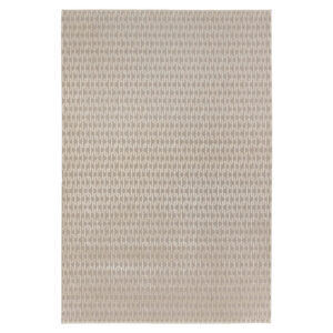 GEWEVEN TAPIJT Kettingen 140/200 cm geweven crèmekleur