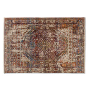 GEWEVEN TAPIJT Mystik 160/235 cm geweven lila, oranje, rood