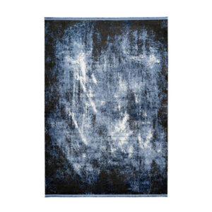 GEWEVEN TAPIJT 330/240 cm geweven blauw