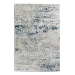 GEWEVEN TAPIJT Antea 160/230 cm geweven blauw, crèmekleur