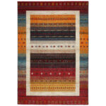 GEWEVEN TAPIJT Cassandra 200/290 cm geweven veelkleurig, rood thumbnail 1