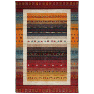 GEWEVEN TAPIJT Cassandra 200/290 cm geweven veelkleurig, rood