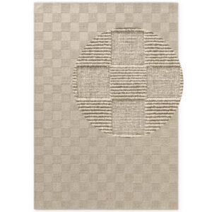 GEWEVEN TAPIJT Kollektion 1766 120/170 cm geweven grijs, wit