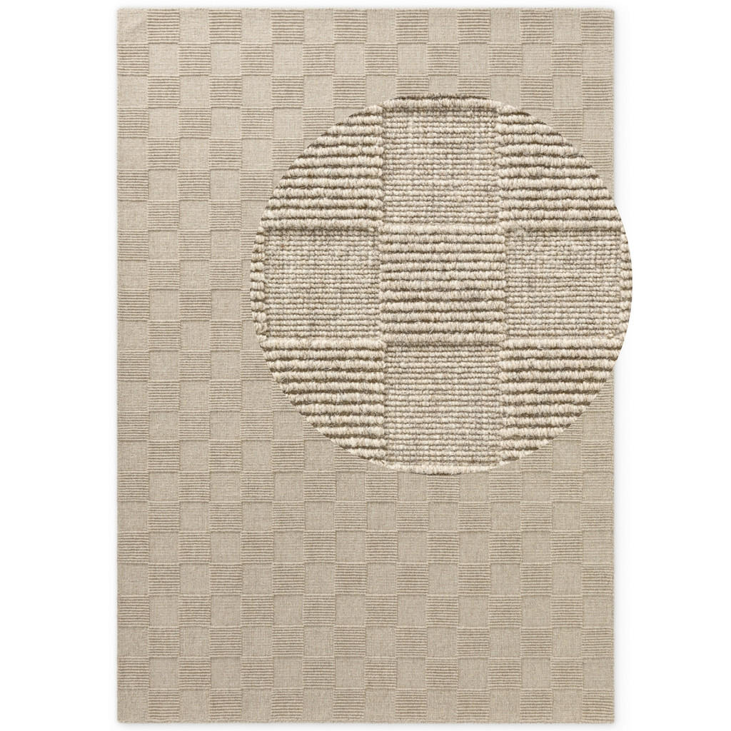 GEWEVEN TAPIJT Kollektion 1766 120/170 cm geweven grijs, wit