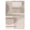 GEWEVEN TAPIJT 160/230 cm geweven zilverkleur