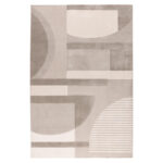 GEWEVEN TAPIJT 200/290 cm geweven zilverkleur thumbnail 1