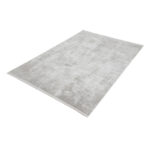 GEWEVEN TAPIJT ISABELLE FABIA 133/190 cm geweven zilverkleur thumbnail 4