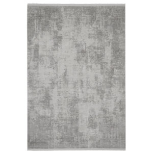 GEWEVEN TAPIJT ISABELLE FABIA 133/190 cm geweven zilverkleur