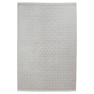 GEWEVEN TAPIJT Metrisch 140/200 cm geweven zilverkleur