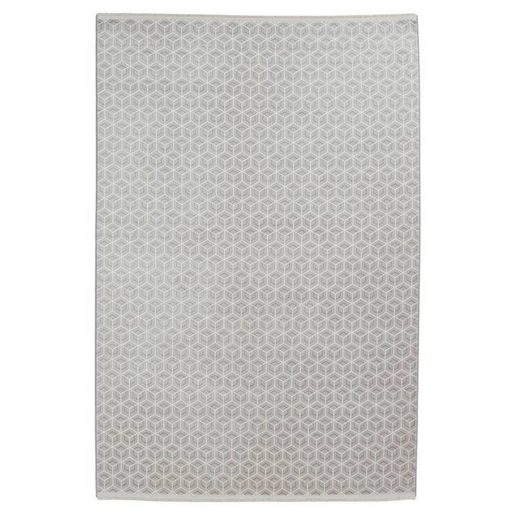 GEWEVEN TAPIJT Metrisch 140/200 cm geweven zilverkleur