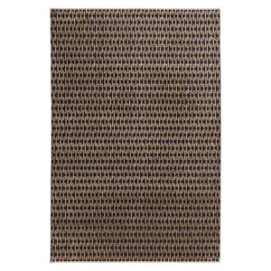 GEWEVEN TAPIJT Kettingen 140/200 cm geweven gouden kleur