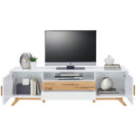TV-ELEMENT wit, eikenkleur thumbnail 2