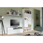 TV-ELEMENT wit, eikenkleur thumbnail 2