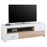 TV-ELEMENT wit, eikenkleur thumbnail 4