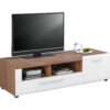 TV-ELEMENT wit, eikenkleur