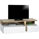 TV-ELEMENT wit, eikenkleur thumbnail 3