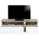 TV-ELEMENT wit, eikenkleur thumbnail 4