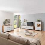 TV-ELEMENT wit, eikenkleur thumbnail 2