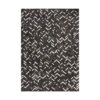 LEREN TAPIJT Patchwork 200/290 cm bruin