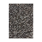 LEREN TAPIJT Patchwork 200/290 cm bruin thumbnail 1