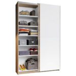 MULTIFUNCTIONELE KAST, wit, sonoma eiken thumbnail 4