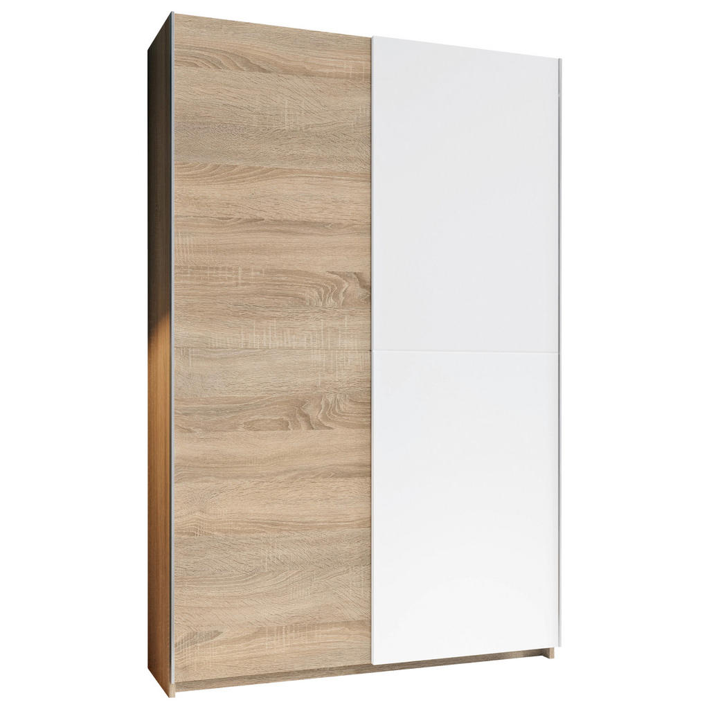 MULTIFUNCTIONELE KAST, wit, sonoma eiken