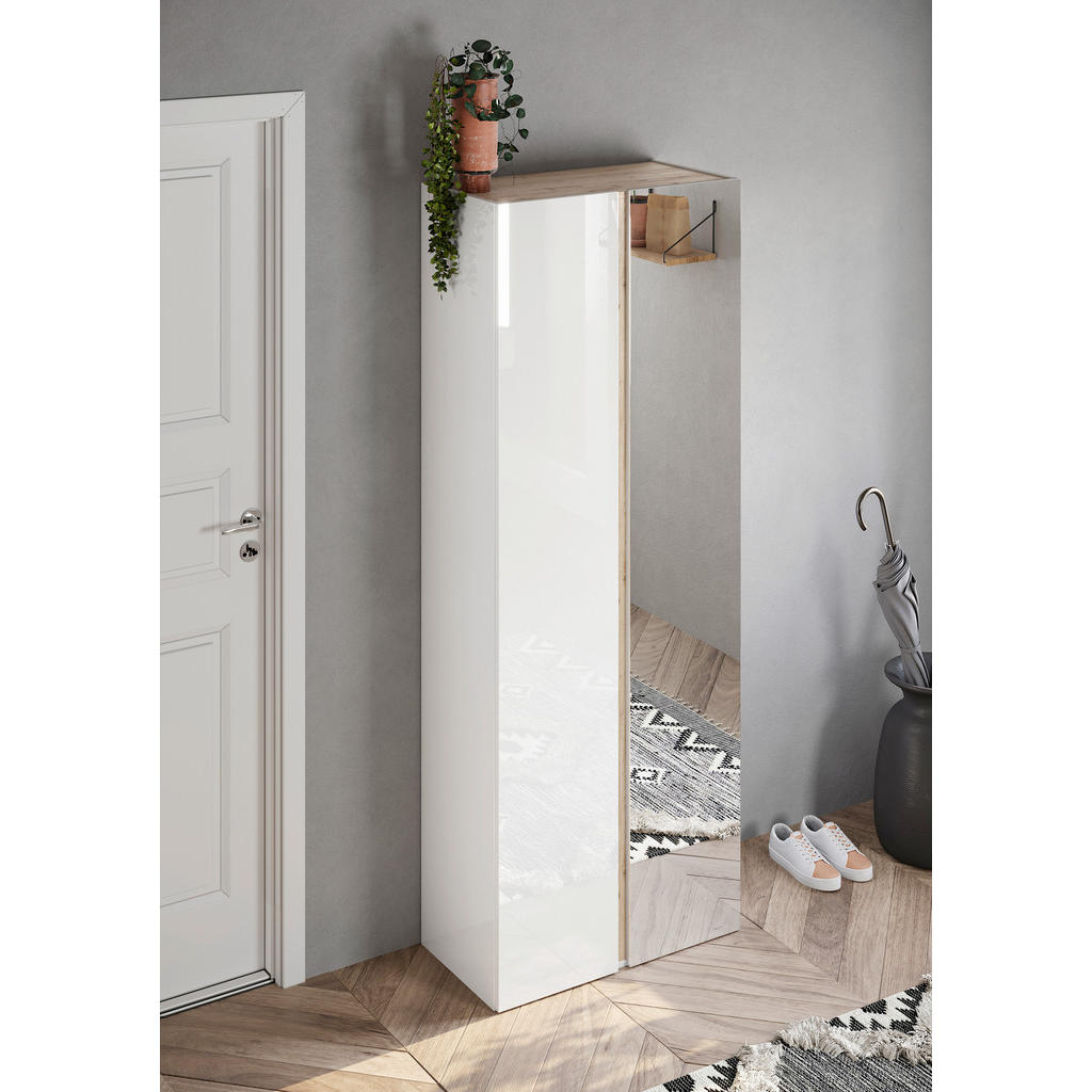 MULTIFUNCTIONELE KAST, wit, hoogglans
