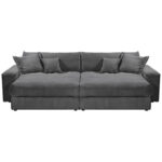 GROTE BANK, antraciet textiel thumbnail 2