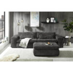 GROTE BANK, zwart textiel thumbnail 4