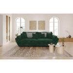 GROTE BANK, donkergroen textiel thumbnail 2