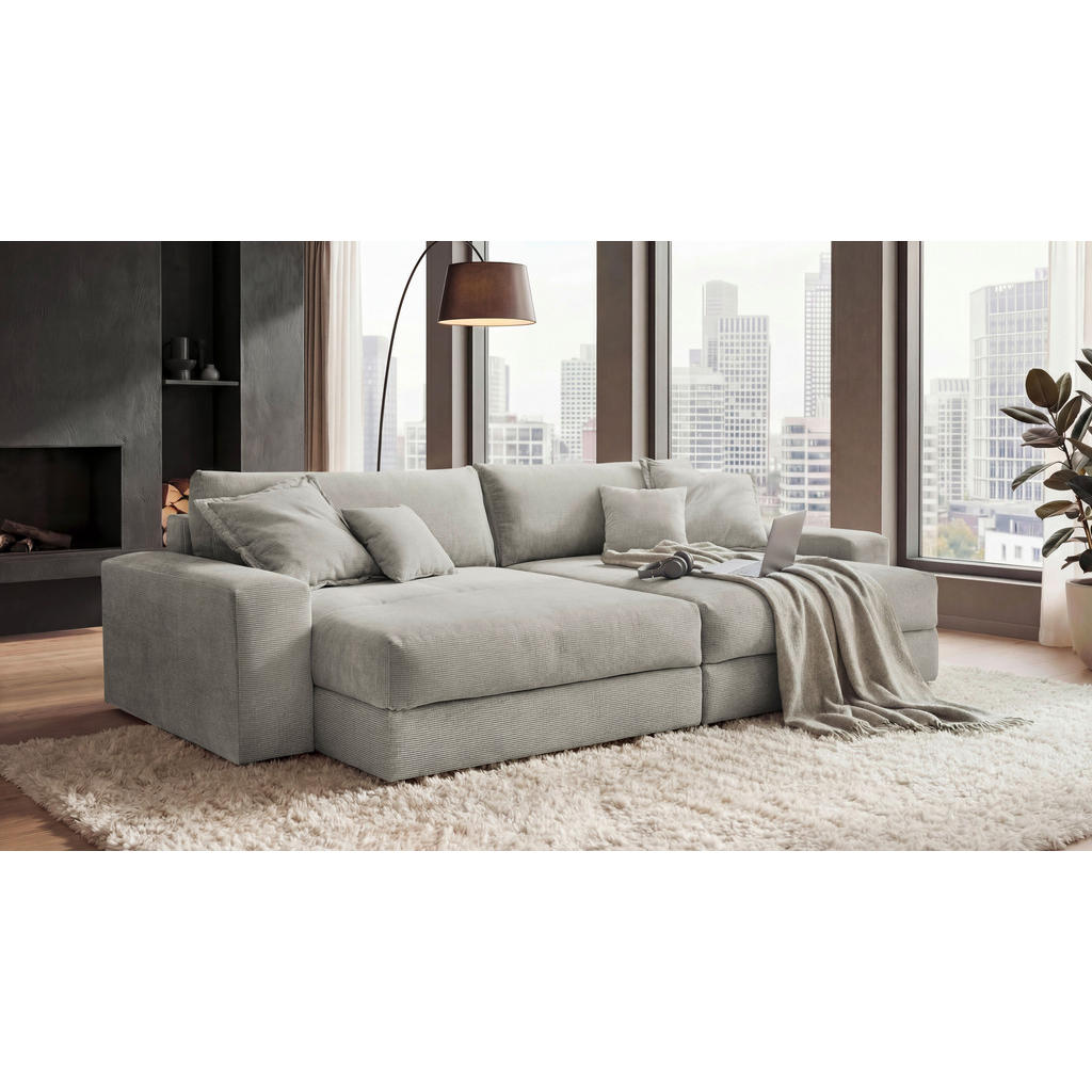 GROTE BANK, wit textiel