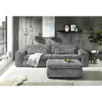 GROTE BANK, grijs textiel thumbnail 4