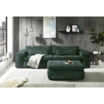 GROTE BANK, donkergroen textiel thumbnail 4
