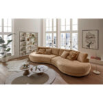 GROTE BANK, bruingrijs textiel thumbnail 2