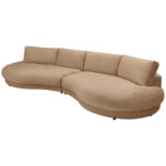 GROTE BANK, bruingrijs textiel thumbnail 6
