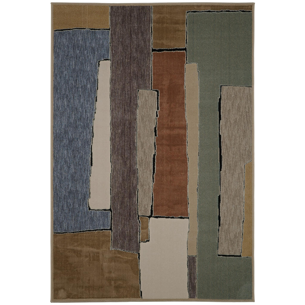 VINTAGE TAPIJT 160/230 cm geweven veelkleurig
