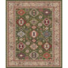 VINTAGE TAPIJT 200/285 cm geweven groen, wit
