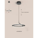 HANGLAMP LED-HANGLAMP GENESIS, MET MOTOR 15W 3900 lm 3000/4000/5000 K thumbnail 2