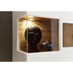 HANGENDE SHOWKAST, wit, eikenkleur thumbnail 2