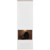 HANGENDE SHOWKAST, wit, eikenkleur