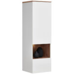 HANGENDE SHOWKAST, wit, eikenkleur thumbnail 3