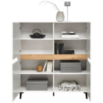 HOGE KIST, zwart, wit, eikenkleur thumbnail 3