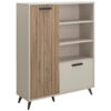 HOGE KIST, eikenkleur, wit