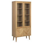 SHOWCASE, transparant gefineerd, eikenkleur thumbnail 1