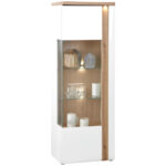 SHOWCASE, eikenkleur, wit, hoogglans thumbnail 1