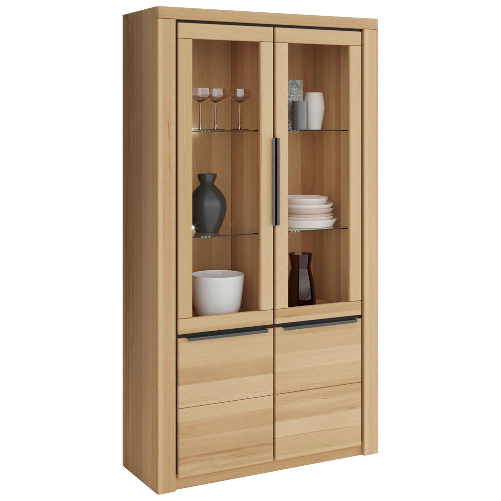 SHOWCASE, geheel beukenkleurig massief beuken
