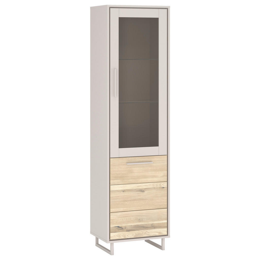 SHOWCASE, massief kasjmier, bianco eiken