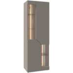 SHOWCASE, gefineerd, meerlaags massief houten paneel (paneelplaat), gedeeltelijk massief wild eiken grijs, wild eiken thumbnail 1